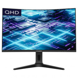 Monitor Gamer Curvo Hyundai HT32CGMBK03 LED 32", Quad HD, G-Sync, 165Hz, HDMI/DisplayPort, Negro