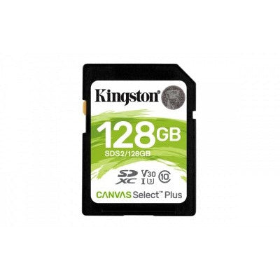 Memoria Flash Kingston Canvas Select Plus, 128GB SDXC UHS-I Clase 10