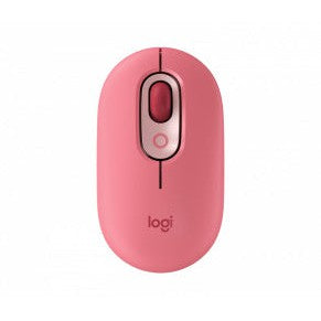 Mouse Logitech Óptico POP, Inalámbrico, Bluetooth, 4000DPI, Rosa Coral