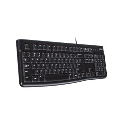 Teclado Logitech K120, USB, Alámbrico, Negro (Español)