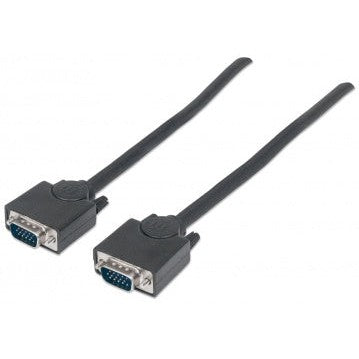 BRobotix Cable 311818 VGA Macho - VGA Macho, 1.8 Metros, Negro