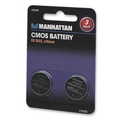 Manhattan Batería CMOS 2032, 3V, 2 Piezas