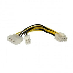 StarTech.com Adaptador de Corriente EPS de 4-pin a 8-pin de 6'', Macho - Hembra, 15cm