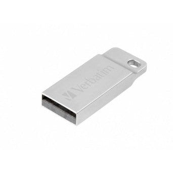 Memoria USB Verbatim Metal Executive, 32GB, USB 2.0 A, Plata