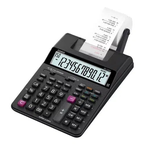Calculadora Sumadora Casio Hr-170rc De Escritorio Negra