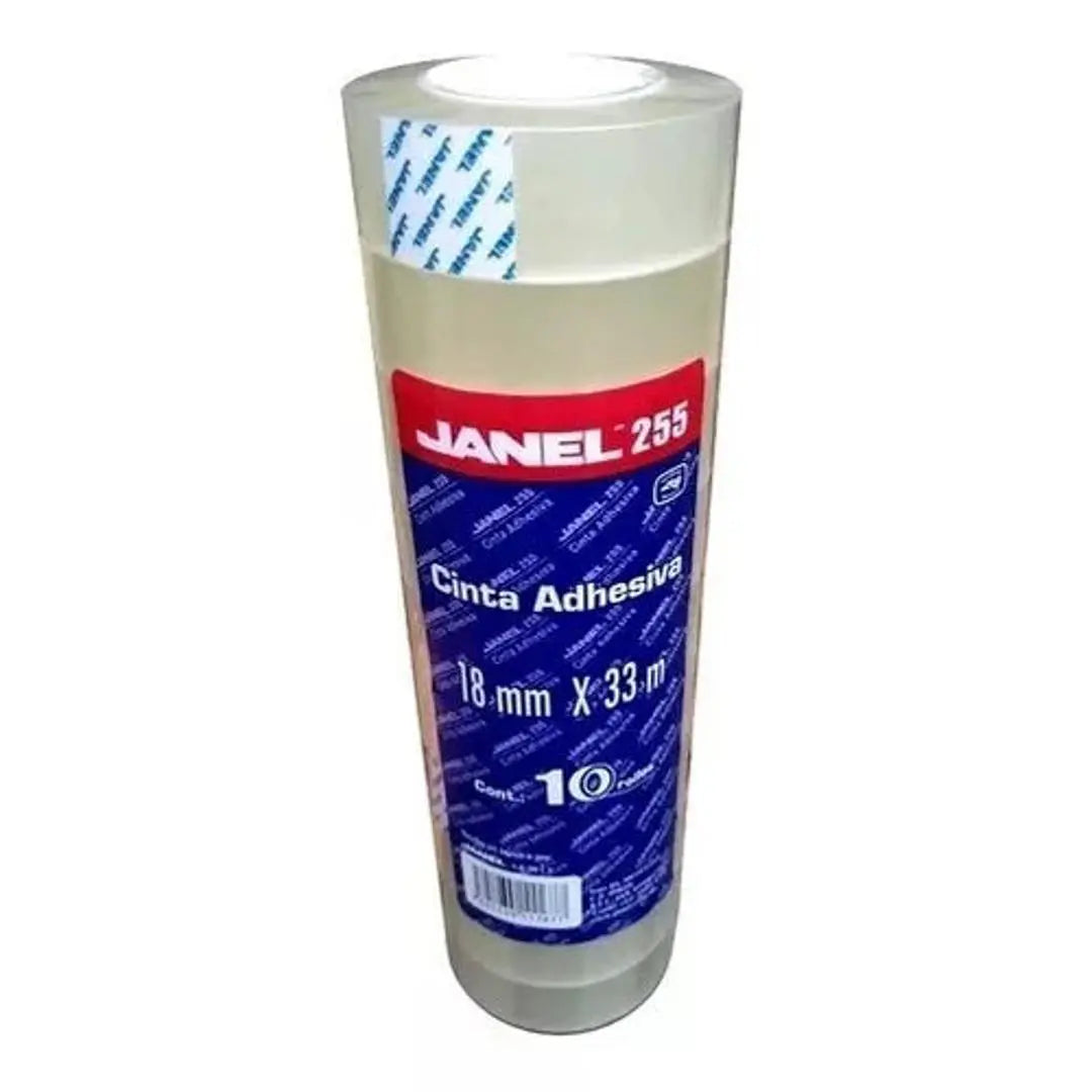 Diurex Cinta Adhesiva Janel 18 Mm X 33 M Pack De 10 Rollos