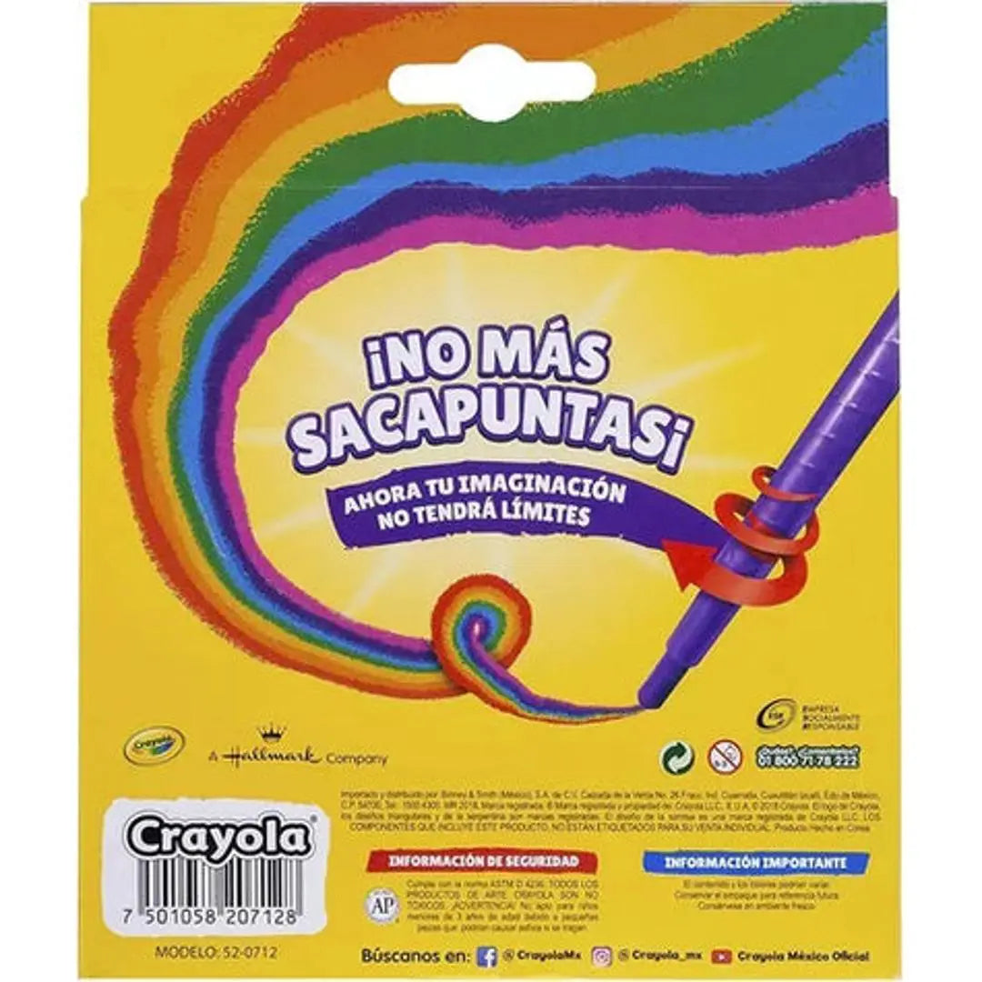 Crayones Twistables Mini Crayola Estuche Con 12 Piezas