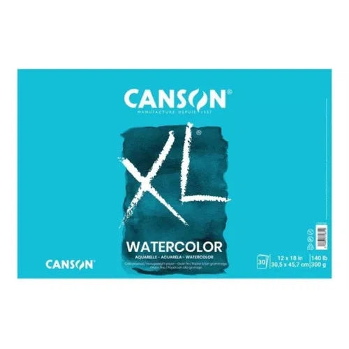 Block Canson Acuarela Watercolor 300 G 30.5 X 45.7 Cm 30 Hjs
