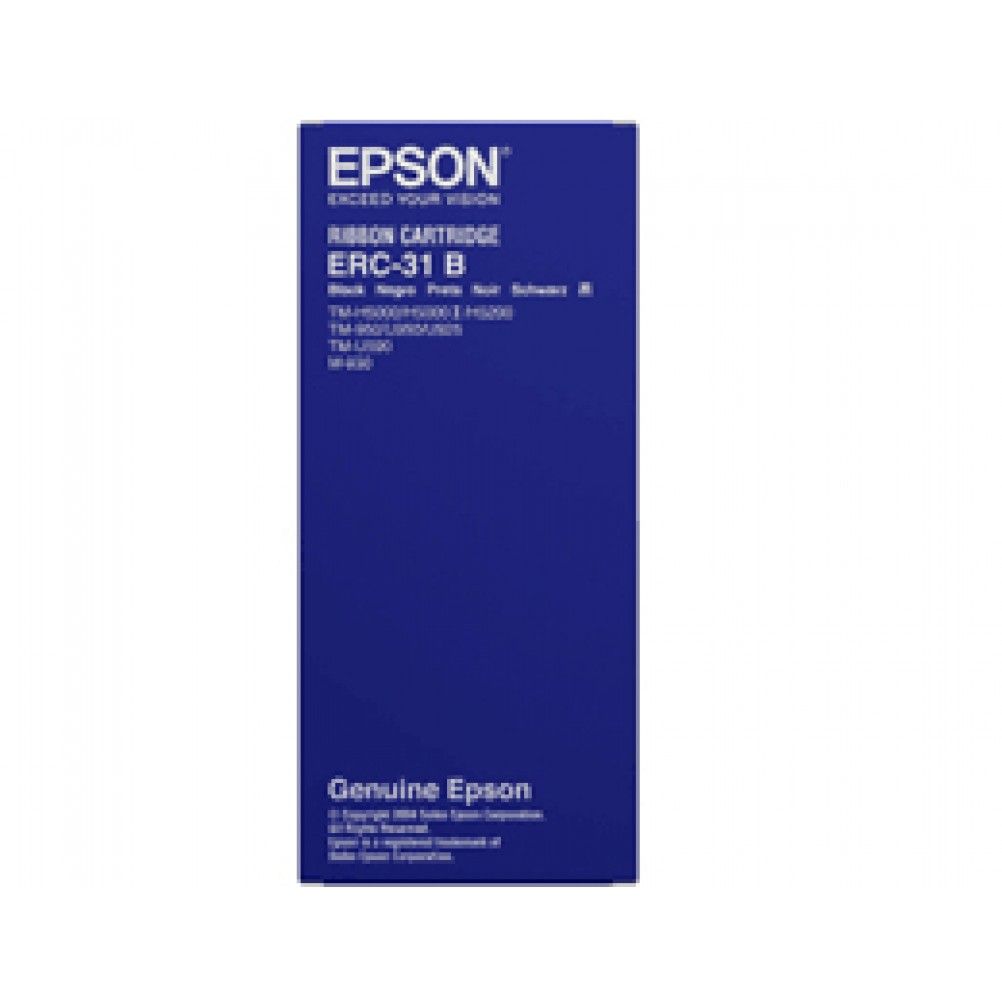 Cinta para Impresora Epson ERC-31 Negro Matriz de Punto Epson TM-U950