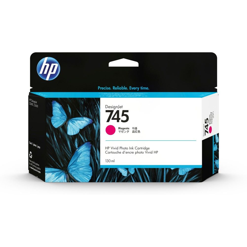 Cartucho de Tinta HP 745 Magenta Estandar HP DesignJet Z2600, Z5600