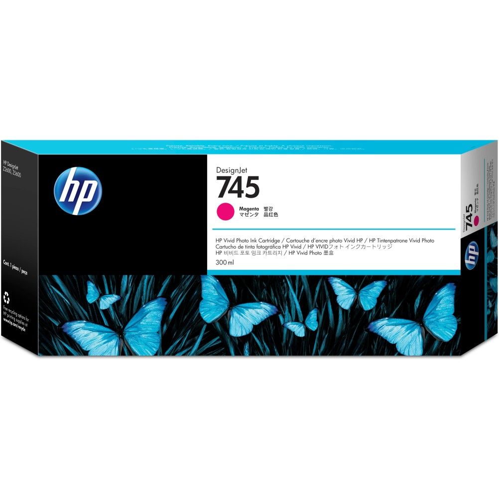 Cartucho de Tinta HP 745 Magenta 2000 Pagina(s) HP DesignJet Z2600, Z5600