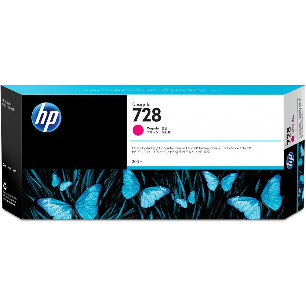 Cartucho De Tinta HP 728 Magenta DesignJet Ink Cartridge