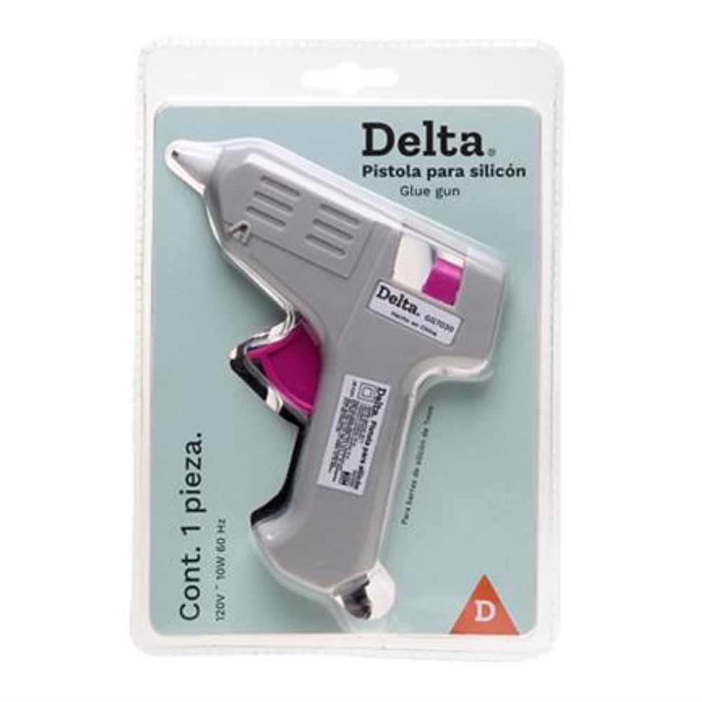 Pistola para Silicón Barrilito Delta GG7030 7 mm Gris