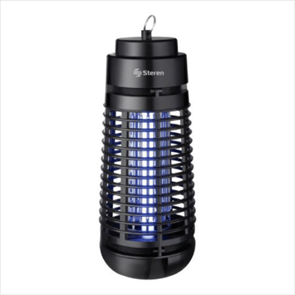 Exterminador Electrónico de Insectos Voladores Steren NSECTRONIC 5,5 W 120 V Lámpara UV Negro