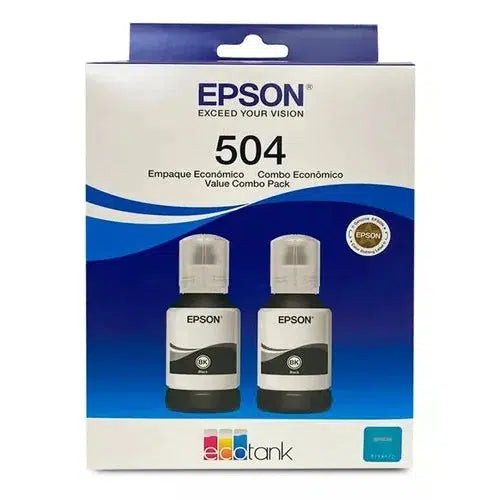 Kit 4 Tintas Epson T504 Ecotank Tinta Continua L4150 L4160 L6270 - KOBY  INVERSIONES