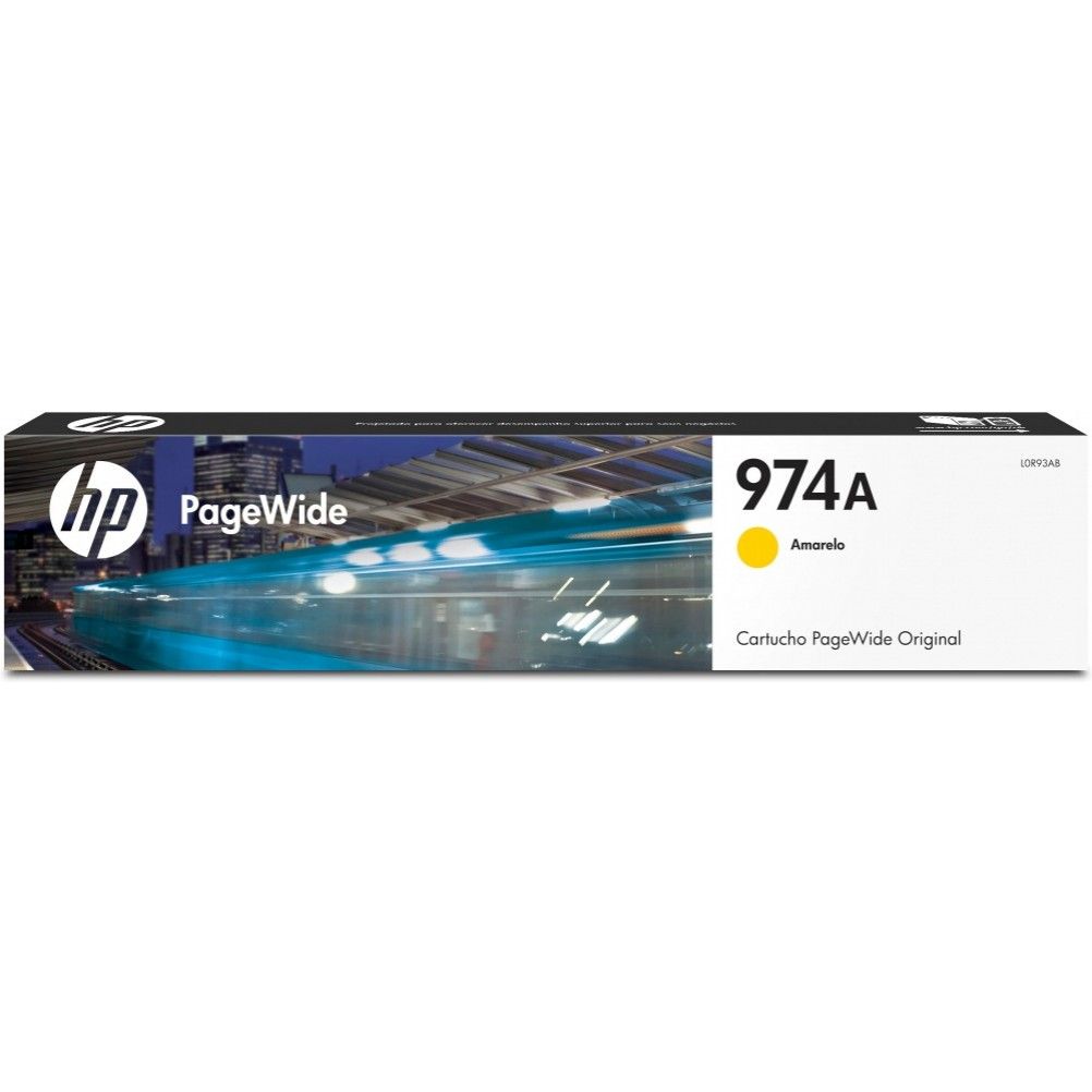 Cartucho de Tinta Original HP PageWide 974A Amarillo