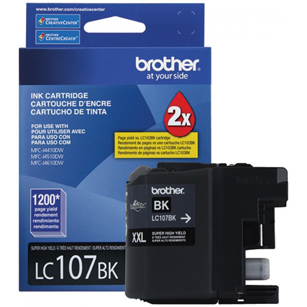 Brother LC107BK Original Foto negro 1 pieza(s)