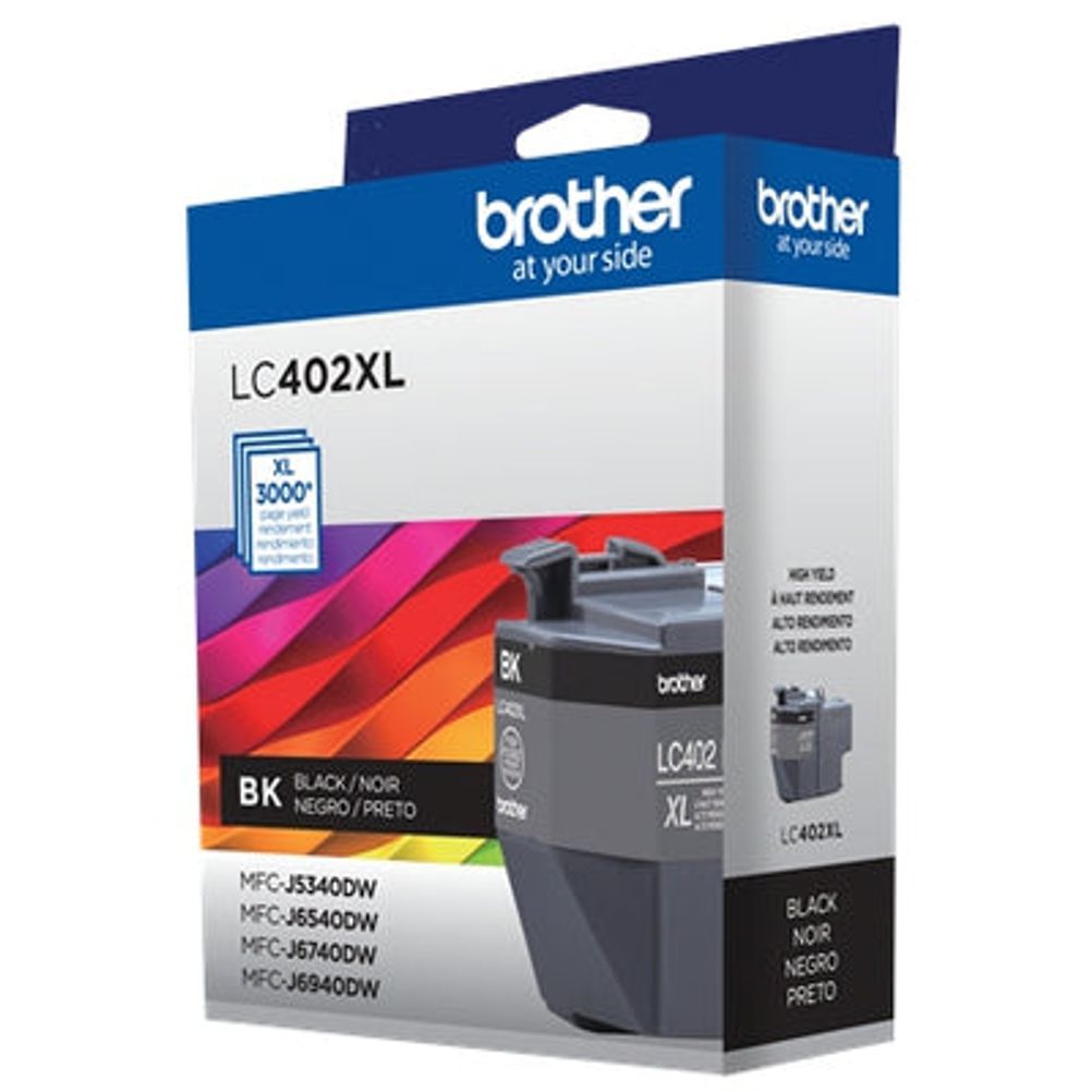 Cartucho de Tinta Brother LC402XLBK Negro 3000 Pagina(s) CJ6940DW, MFC-J6540DW