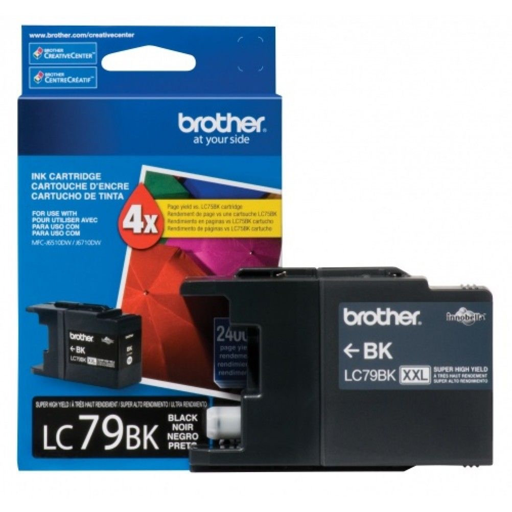 CARTUCHO BROTHER INNOBELLA LC79BK NEGRO, 2400 PÁGINAS