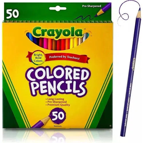 caja de lapices de colores crayola