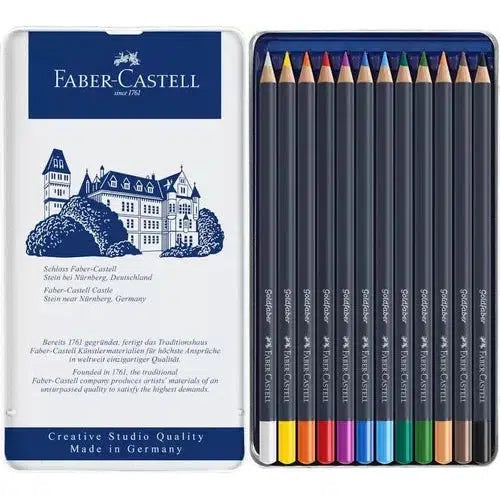 Lapices de Colores Faber-Castell C/ 12 Colores Hexagonal Madera Reforestada