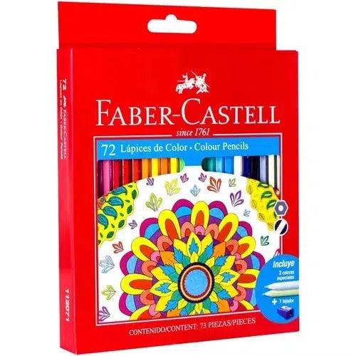 Lápices De Colores Faber Castell Profesional Hexagonal 72 Pz
