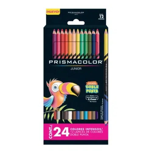 Lápices De Colores Prismacolor Con 12 Doble Punta 24 Colores