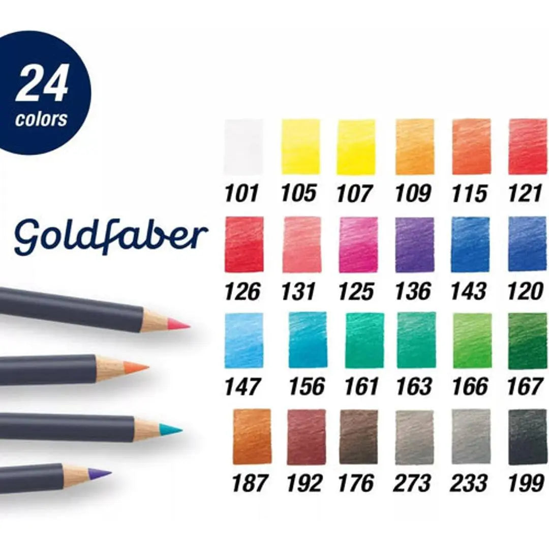 Faber Castell Lápices De Colores Profesional Goldfaber 24 Pz