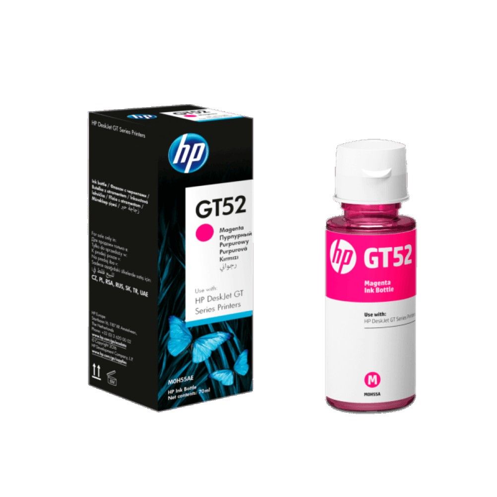 Botella de Tinta HP Original GT52 Magenta M0H55AL