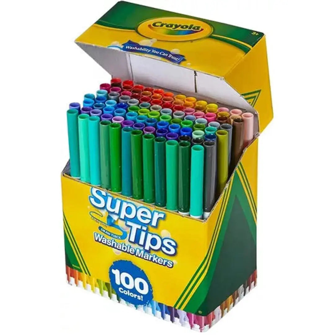 marcadores plumones crayola super tips