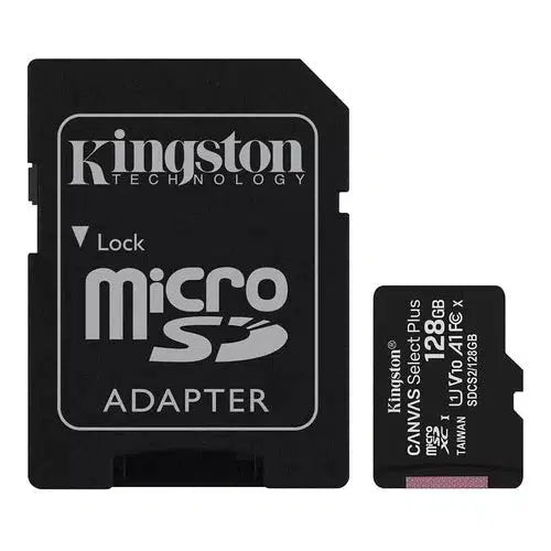 Memoria Micro Sd Kingston 128 Gb Canvas Select Plus 100 Mbs