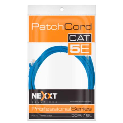 Nexxt Solutions Cable Patch Cat5e RJ-45 Macho - RJ-45 Macho 15.2 Metros Azul