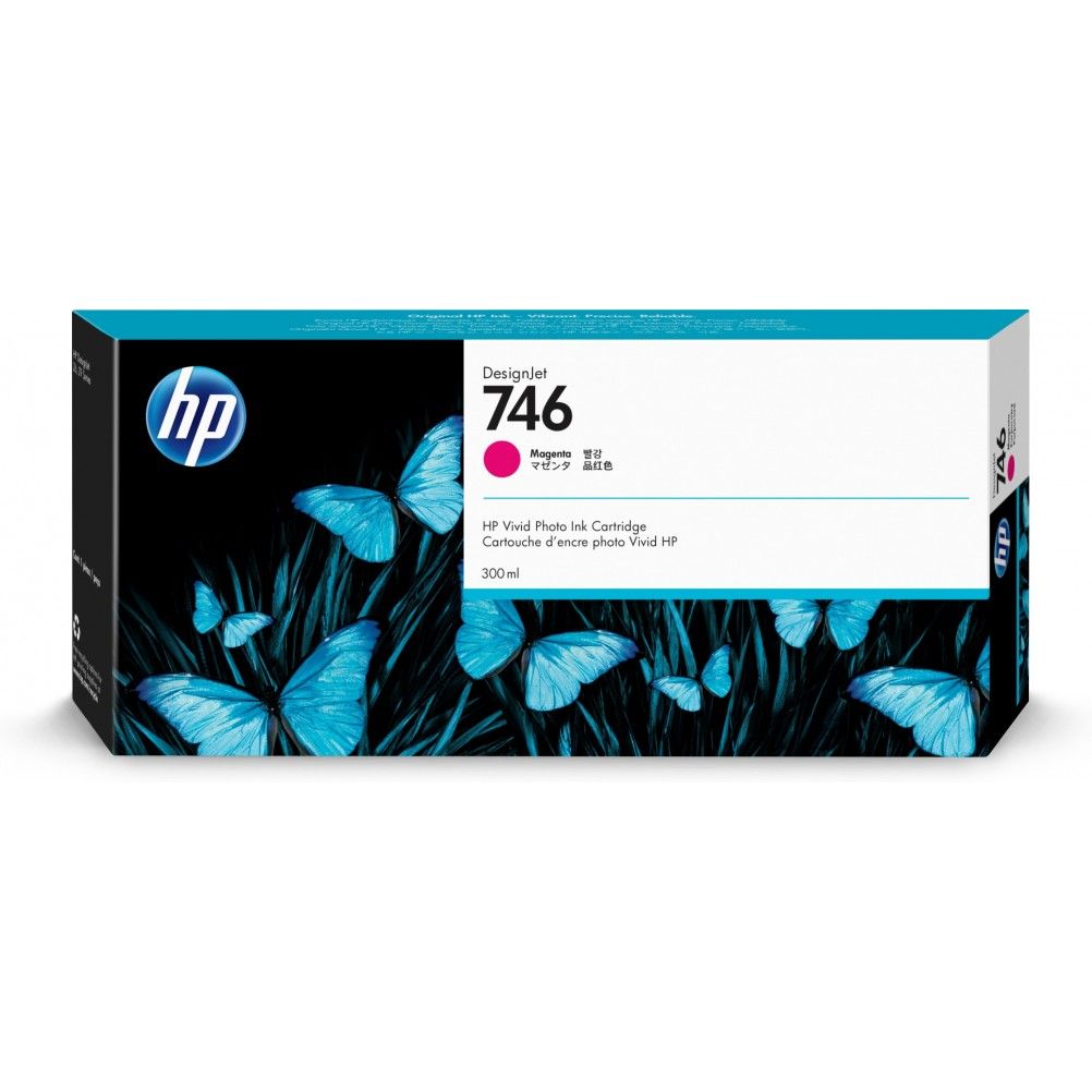 CARTUCHO HP 746 MAGENTA ORIGINAL, 300ML