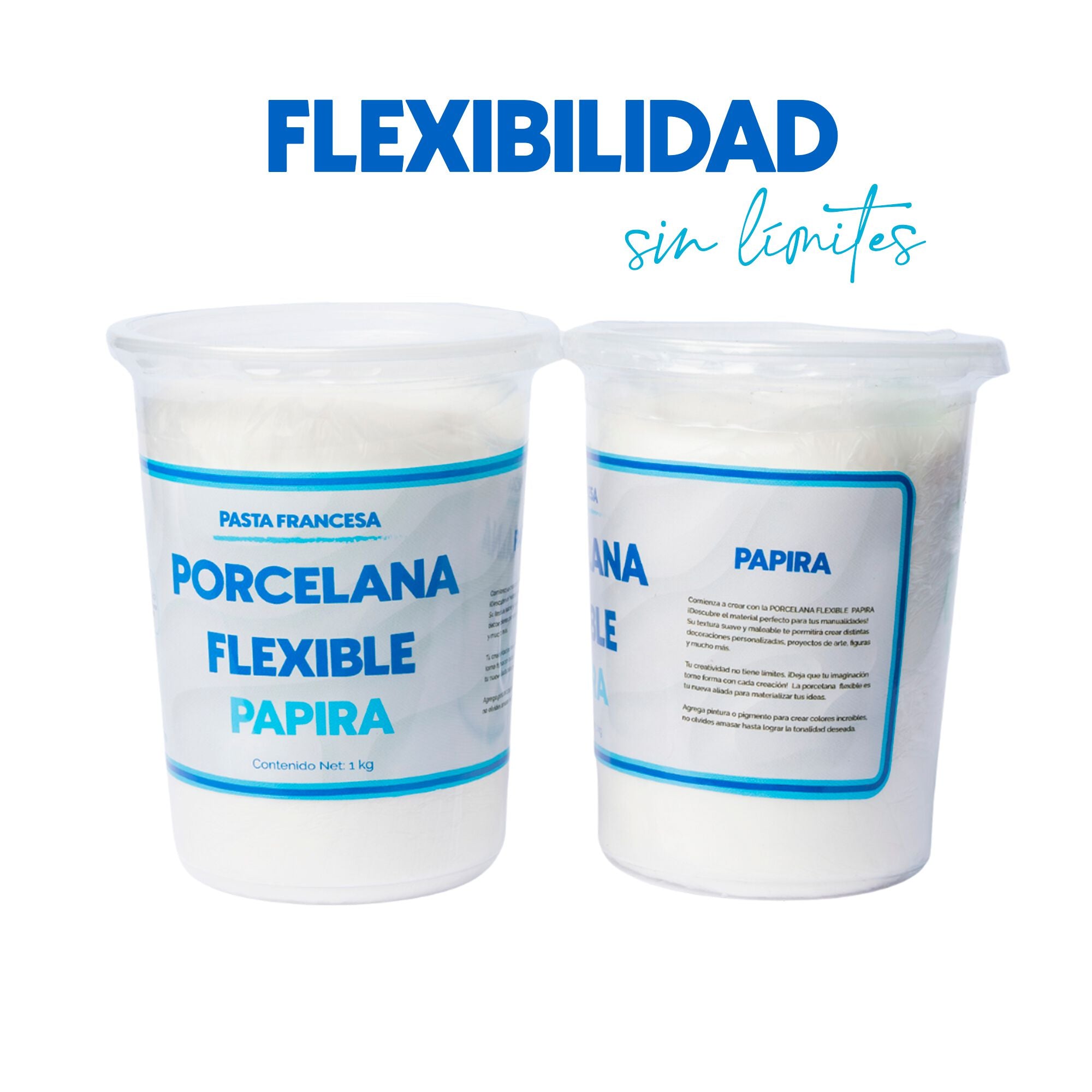 Porcelana Moldeable Pasta Francesa Flexible Papira