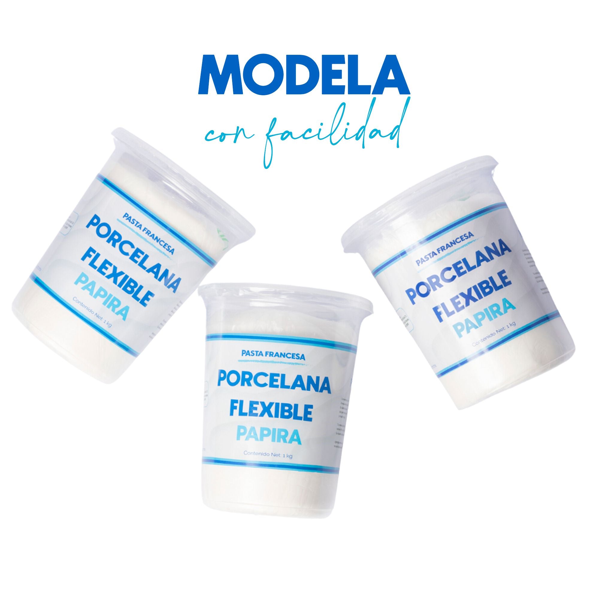 Porcelana Moldeable Pasta Francesa Flexible Papira