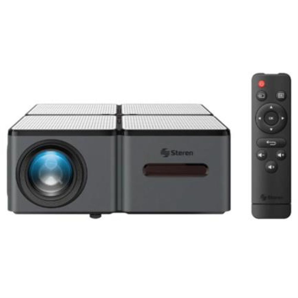 Videoproyector Steren 450  PRO-500 Tecnología Laser Tiro Estándar Luminosidad 450 Lúmine(s) ANSI WXGA Resolución (1280x800) Tipo de HD Full HD DisplayPort HDMI Color Negro