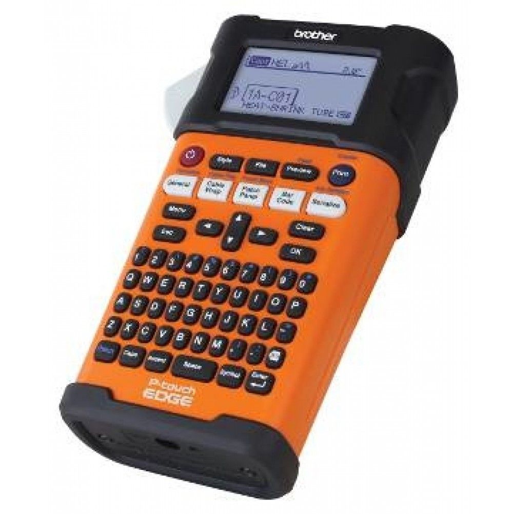 BROTHER ROTULADOR P-TOUCH EDGE PT-E300, TRANSFERENCIA TÉRMICA, 180 X 180 DPI, NEGRO/NARANJA