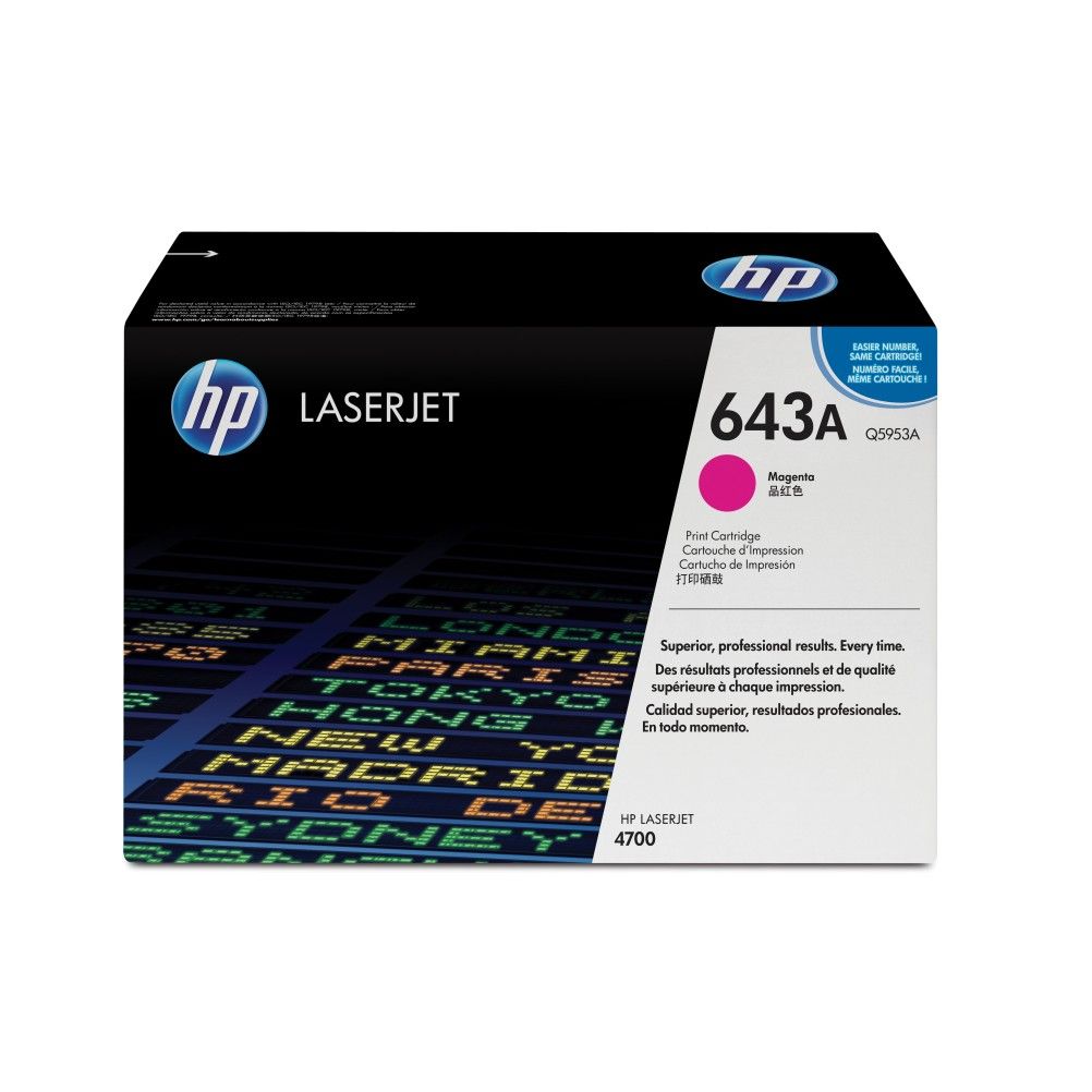 Cartucho de Toner HP 643A 10000 Pagina(s) HP LaserJet 4700