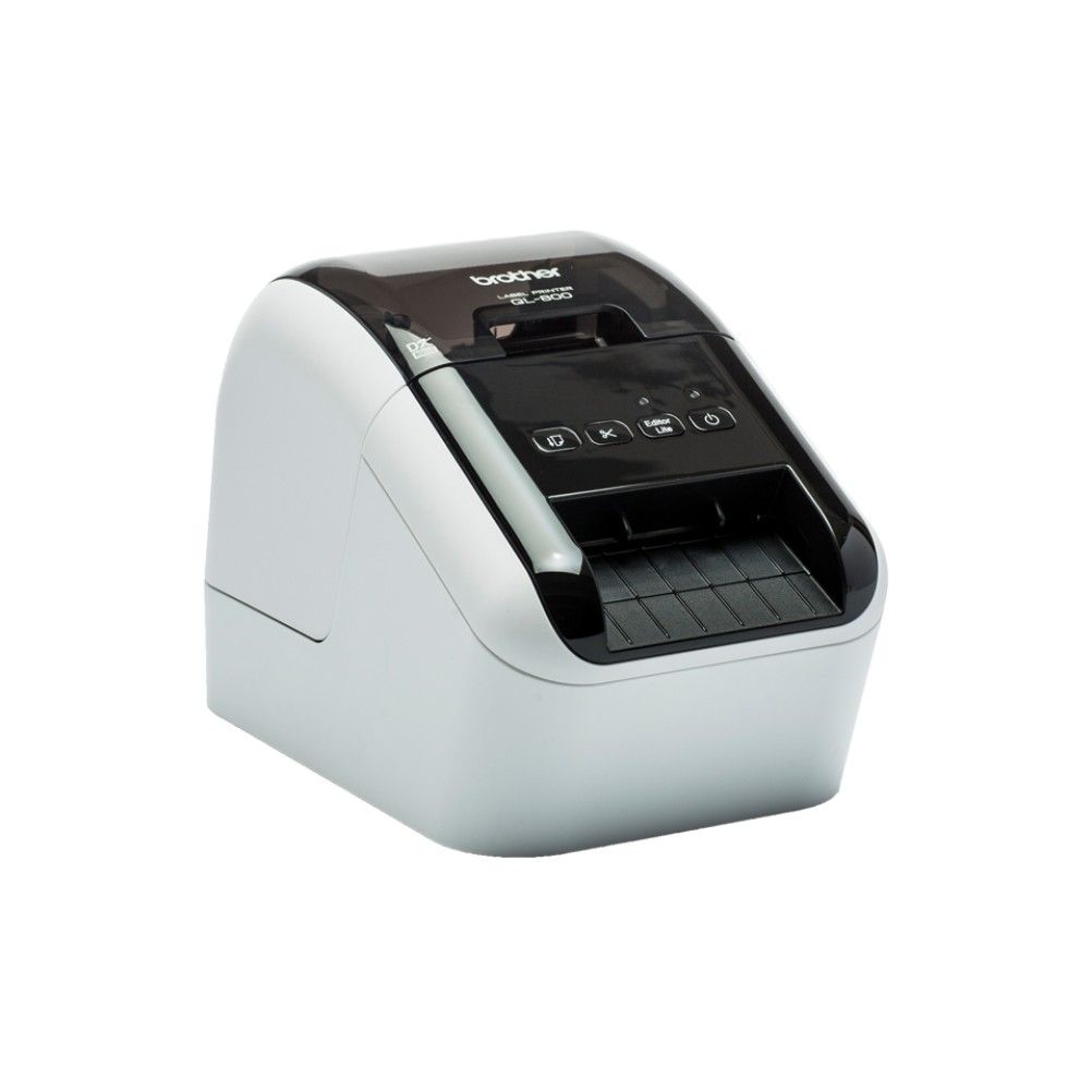 Impresora de Etiquetas Brother QL-800 Color Térmica Directa Alámbrico USB 2.0 Negro, Gris