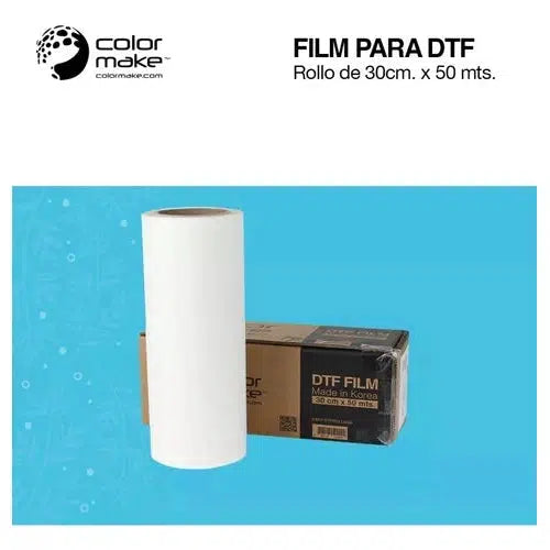 Rollo De Film Para Dtf Color Make 30 Cms X 50 Metros