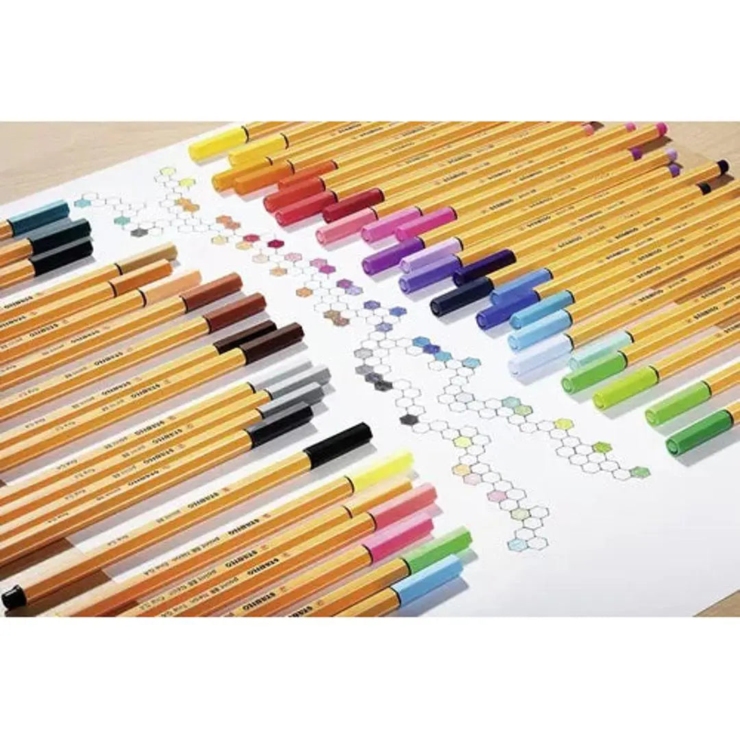 Rotulador Stabilo Point 88 Punta 0.4 Mm Estuche 25 Colores