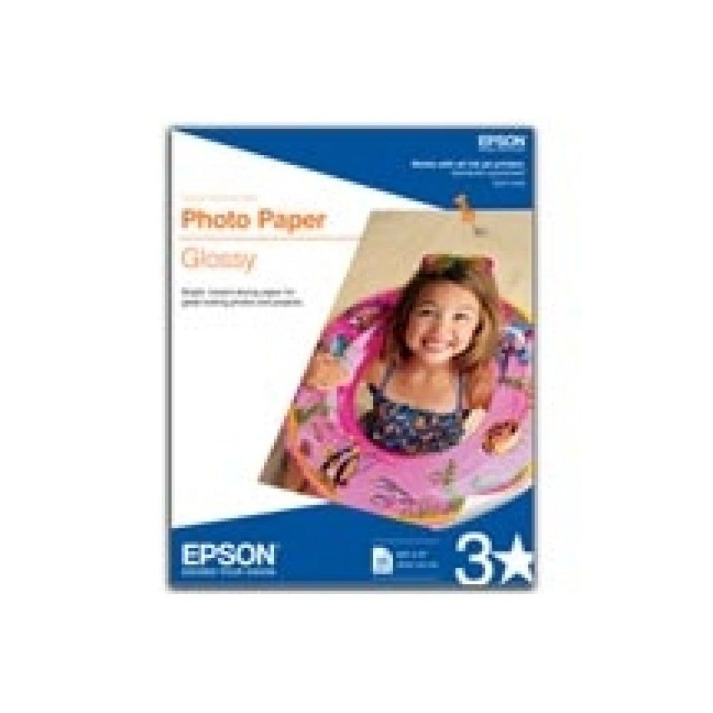 Papel Fotográfico Glossy Epson Photo Paper Brillante 20 Hoja(s) Blanco