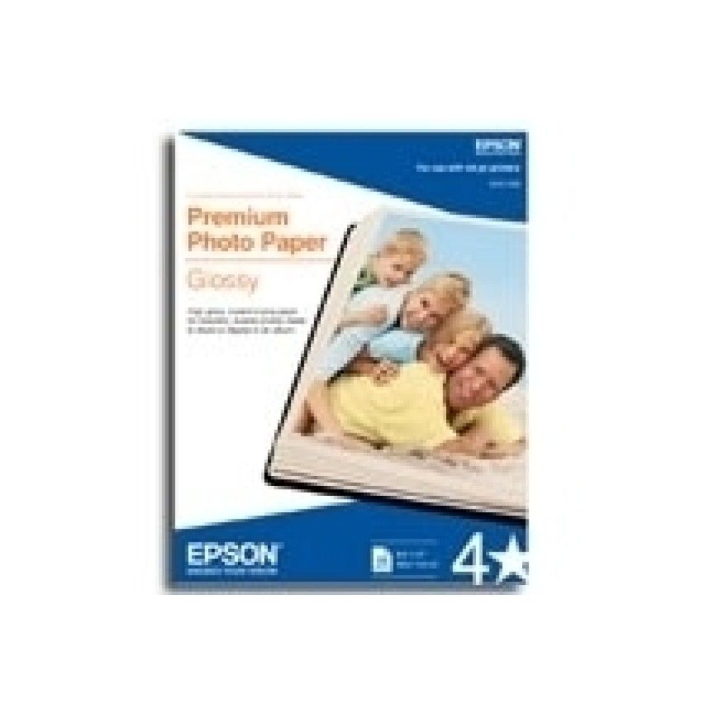 Papel Fotográfico Glossy Epson Premium Photo Paper Ultra Brillante 20 Hoja(s) Blanco