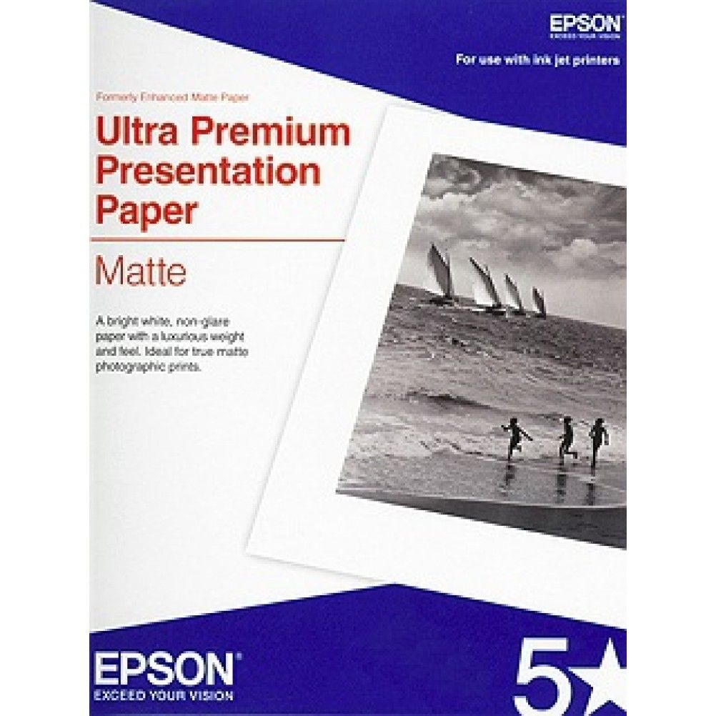 Papel Fotográfico Epson Ultra Premium Presentation Matte 100 Hoja(s) Blanco