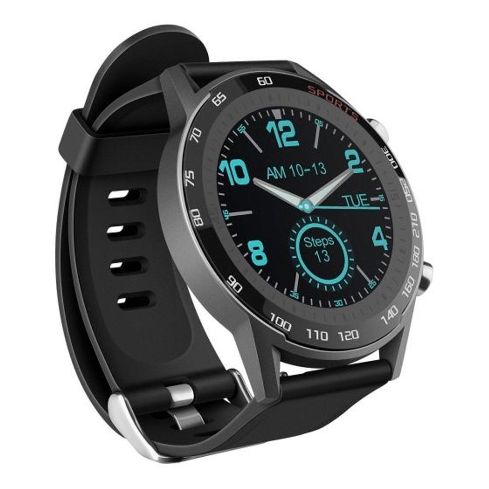 Smart Watch Steren SMART WATCH-300 (1.7") Visualizador LCD Resolución (240x240) Pixeles Inalámbrico-Bluetooth 5.0 Touch Capacidad 300 mAh Android iOS Color Negro