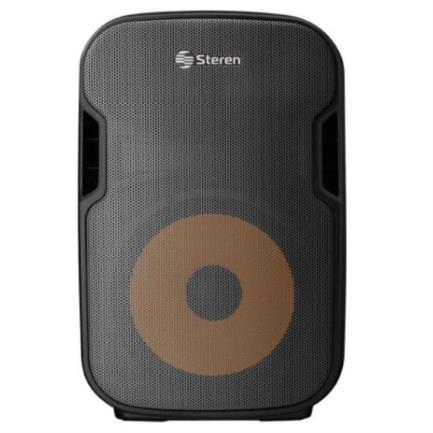 Bafle Steren Semi Profesional 12" Bluetooth/MP3/Aux/Micrófono 2300 W PMPO Color Negro