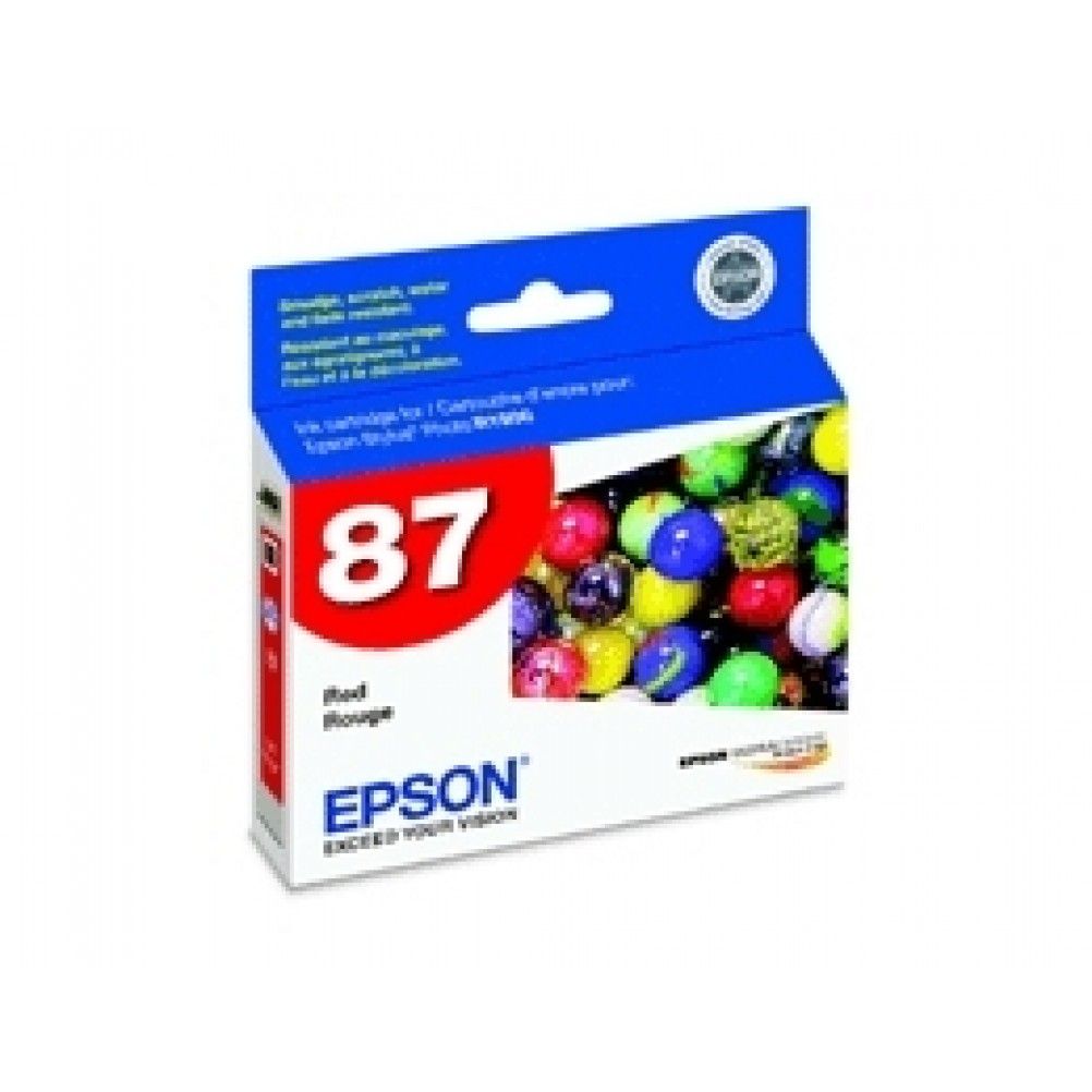 Epson T087720 Red Ink Cartridge Original