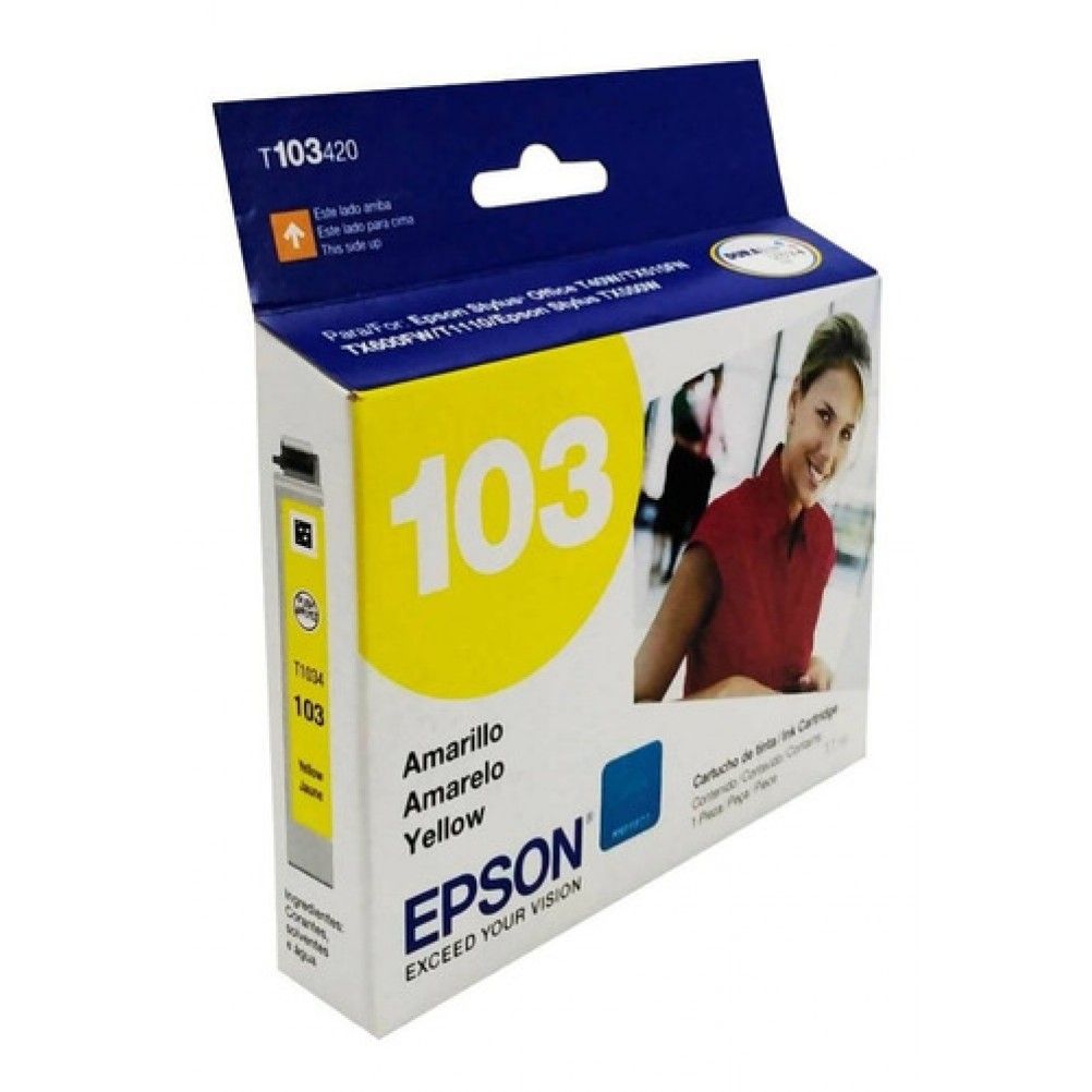 Cartucho Epson T103 Stylus Amarillo