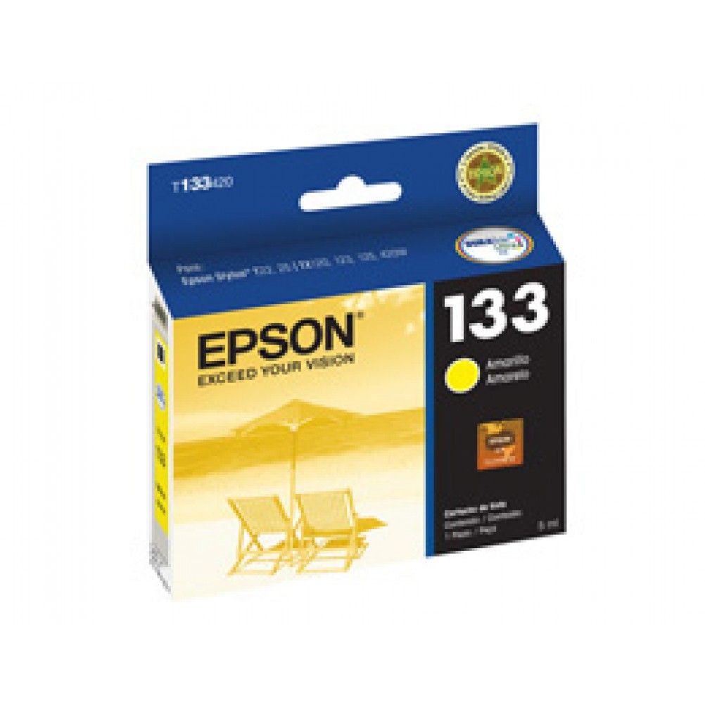 Tinta para Impresora EPSON 133 - AMARILLO T133420-AL