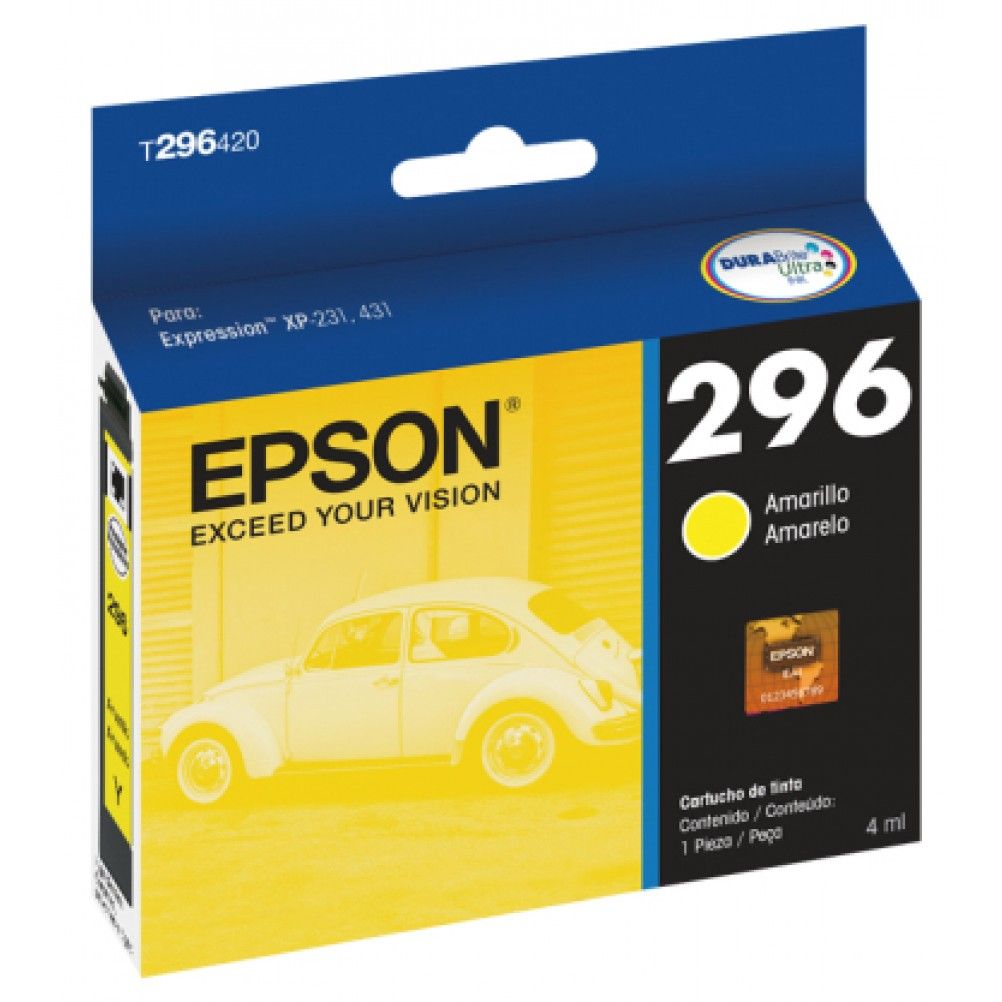 TINTA EPSON 296 - AMARILLO - 5ML T296420-AL